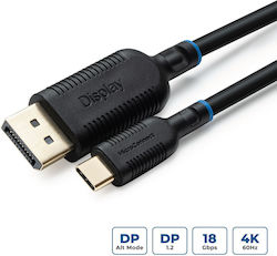 Microconnect Usb-c Displayport Cable 1m Microconnect Usb-c Displayport Cable 1m