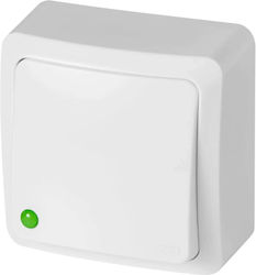 Elektro Plast Превключвател Бял 3713-00