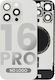 Задно Стъкло С Magsafe Магнит За iPhone 16 Pro Без Лого Следпазарен Бял Титаниев