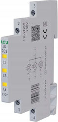 FF Professional Lampă indicatoare de bord simplă galbenă FF Professional Lampă indicatoare de bord simplă galbenă