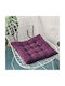 Melinen Gartenstuhlkissen Cord Pflaume 40x40cm