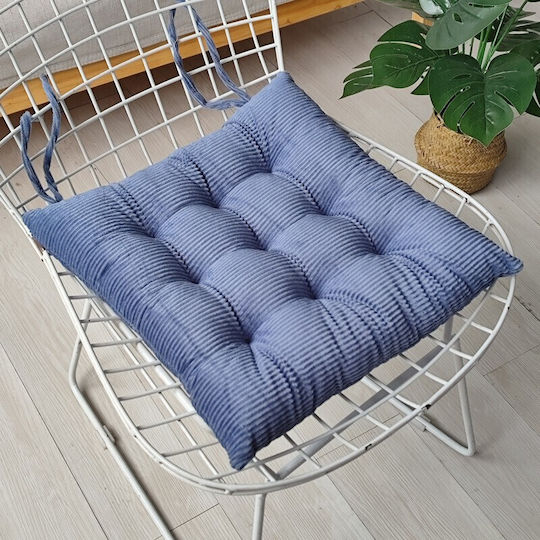 Melinen Корд Възглавница за градински стол Син 40x40см Melinen Корд Възглавница за градински стол Син 40x40см