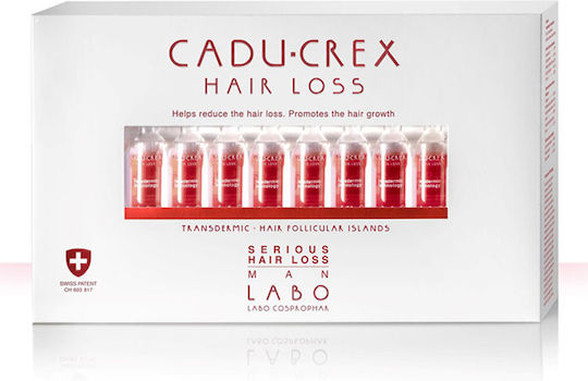 Labo Cadu-crex Severe Stage Αμπούλες κατά της Τριχόπτωσης Μαλλιών για Άνδρες 20x3.5ml