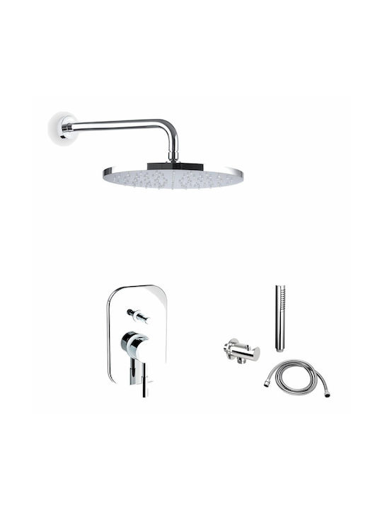 La Torre New Tech for Shower 2 Exits Silver