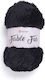 Strickgarn Fable Fur Γounáki 100g Schwarz