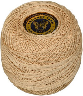 Baumwolle Strickgarn Pelota Schmetterling Strickfaden 50g Ecru