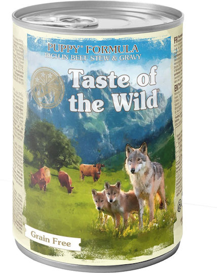 Taste Of The Wild Wild Wet Dog Food for Puppies in Cans 390g