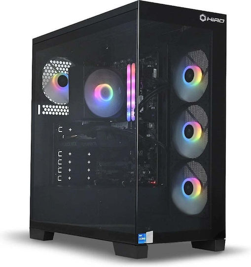 Hiro Aurora Gaming Desktop PC (Ryzen 7-7700/16GB DDR5/1TB SSD/GeForce RTX 5060/W11 Home)