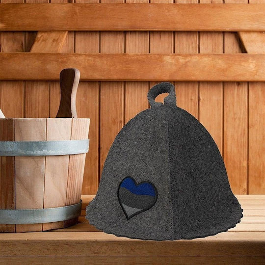 Urban Outdoor Saunazubehör Estonia Rsh-03-b2 Schutzhut für die Sauna Filz Grau