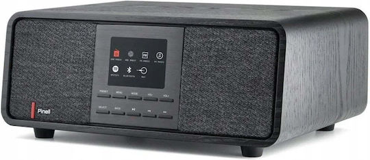 Pinell Supersound 501 Tischplatte Radio Elektrisch DAB mit Bluetooth und USB Schwarz