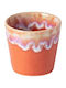 Grespresso Espresso Cup Sunset Red 0.09l Stoneware Costa Nova