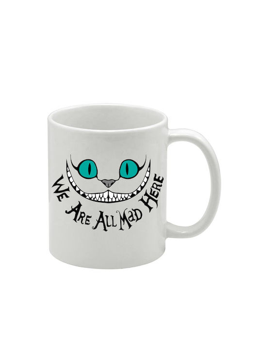 Weiße Tasse Alice