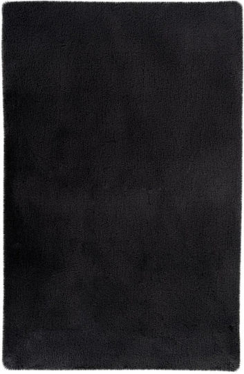 Domoletti Rabbit Rug 80x150cm Non-Slip Black Domoletti Rabbit Rug 80x150cm Non-Slip Black