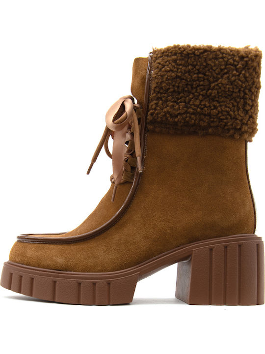 Noa Harmon Hannah Stiefeletten Damen Tabac Braun