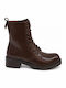 Women's Brown Combat Boots