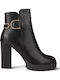 Damen Stiefeletten mit Hochabsatz Schwarz