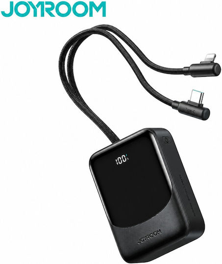 Joyroom JR-PC1 Power Bank 10000mAh 22.5W with USB-A Port and USB-C Power Delivery Port Black