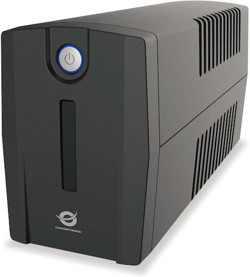 Conceptronic ZEUS02G UK Sockets UPS (VI) Интерактивна Линия 850VA 480W