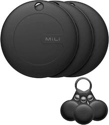 MiLi MiTag Duo Apple Find My & Google Find Hub Schwarz 3 Stück MiLi MiTag Duo Apple Find My & Google Find Hub Schwarz 3 Stück