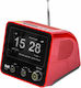 Elac RD 100 Tischplatte Radio Elektrisch DAB mit Bluetooth Rote