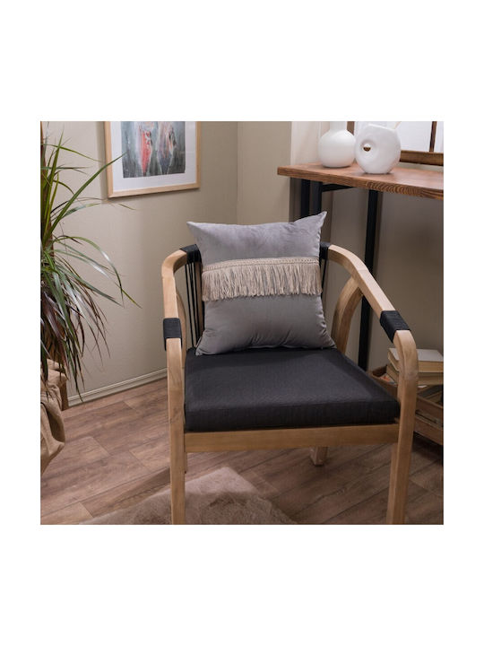 Teoran Sofa-Kissen Samt aus Samt 11 45x45cm