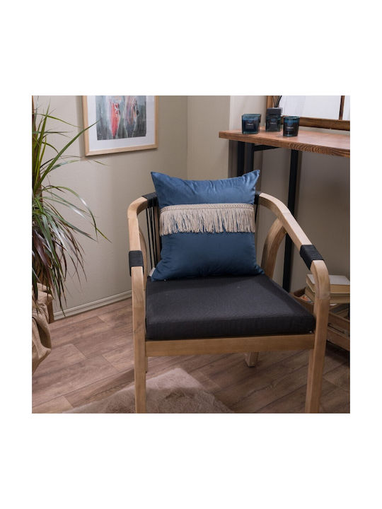 Teoran Sofa-Kissen Samt aus Samt 04 45x45cm