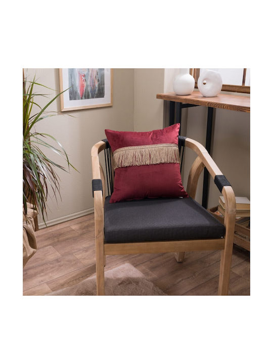 Teoran Sofa-Kissen Samt aus Samt 10 45x45cm