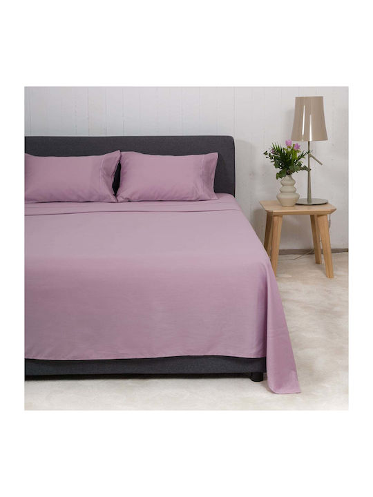 Bed Sheets Double Set Naf-naf Unique Lilac 5208...