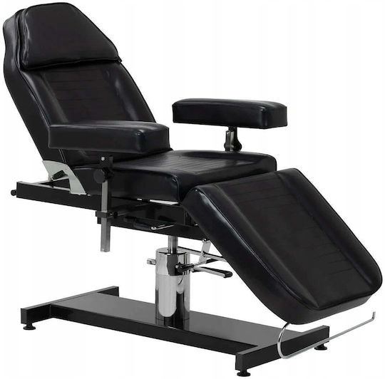 Activeshop Tattoo Chair Black with Adjustable Height and Hydraulic Lifting Pro Ink