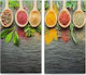 Zeller Set Glass Transparent Chopping Board for Bread 30x52cm 2 Pieces