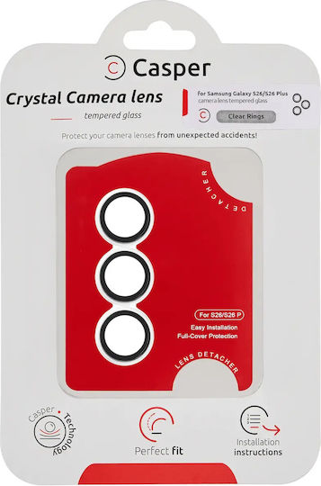Casper Tempered Glass Camera Protection for Samsung Galaxy S26 / S26 Plus