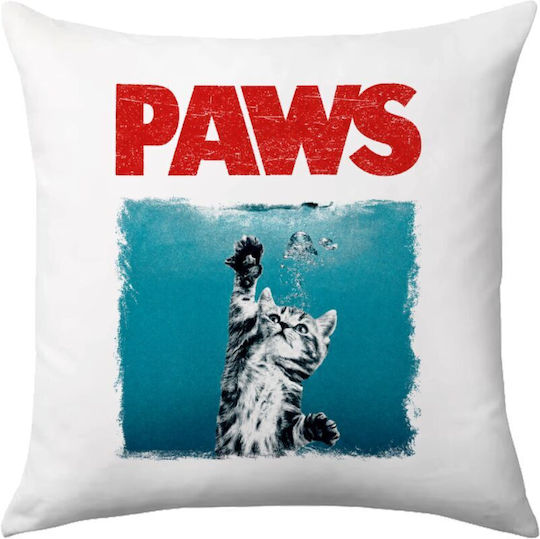 Koupakoupa Μαξιλάρι Καναπέ Paws Μαξιλάρι 40x40εκ.