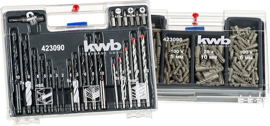KWB Set 300 Burghie Pentru Metal Și Lemn