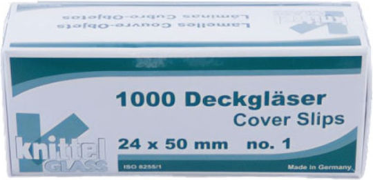 Cover Slides Germany Various Sizes 24x24mm 100 Pieces