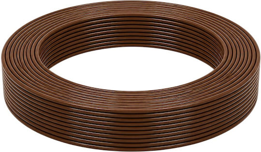 Твърд Захранващ Кабел 1x1.5 Mm² 100 M Едножилен Bv Кафяв Pvc Изолация Cobi Smart