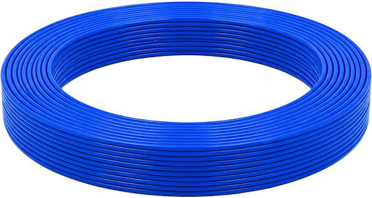 Твърд Захранващ Кабел 1x1.5 Mm² 100 M Едножилен Bv Син Pvc Изолация Cobi Smart
