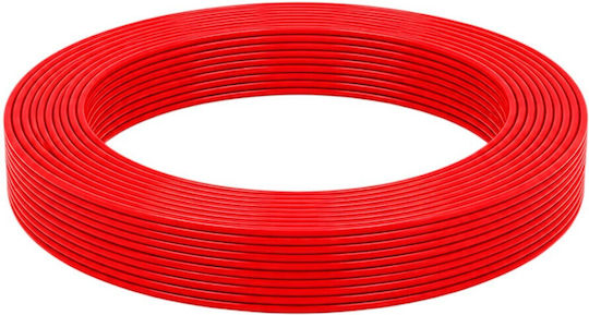 Твърд Захранващ Кабел 1x1.5 Mm² 100 M Едножилен Bv Червен Pvc Изолация Cobi Smart