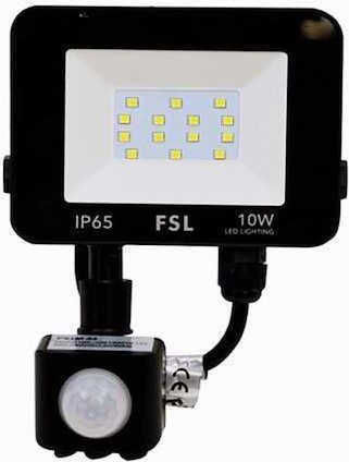 Jiju Proiector LED 10W Alb Rece 6500K cu Senzor de Mișcare