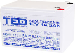 Battery Pack Compatible Apc Rbc4 12v 14.5ah 1x12v Ted Electric Battery Pack Compatible Apc Rbc4 12v 14.5ah 1x12v Ted Electric
