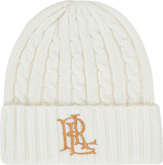 Beanie Women's Knitted Beanie in Beige Colour