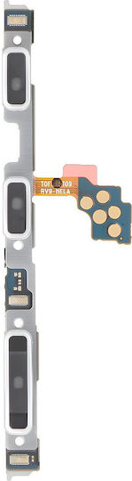 Clappio Power Lautstärke-Taste Flexkabel Samsung Galaxy A37 5G Service Pack Schwarz Silber