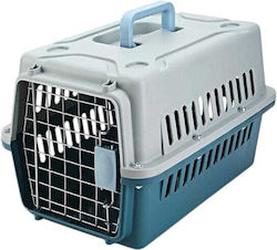 Dog Transport Cage Blue 48x32x30cm