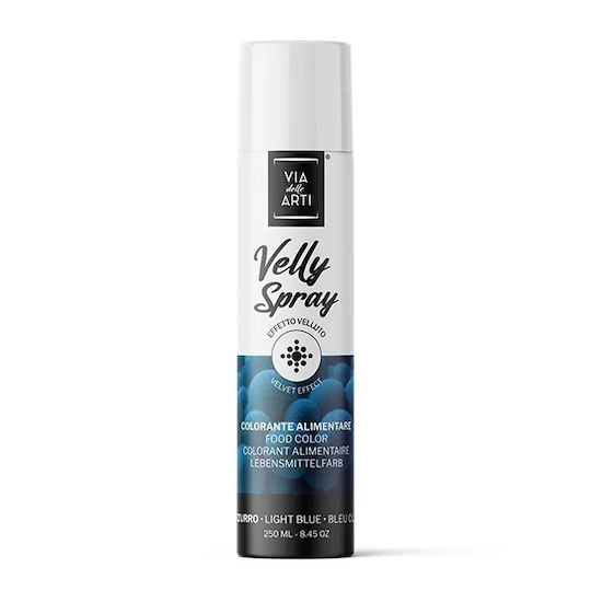 Via delle Arti Culoare Alimentară Lichidă Albastră 250ml Spray