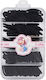 Large Transparent Box Black Hair Scrunchies 5 Slots