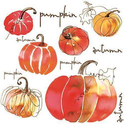 Decoupage Napkin Pumpkins 1 Piece