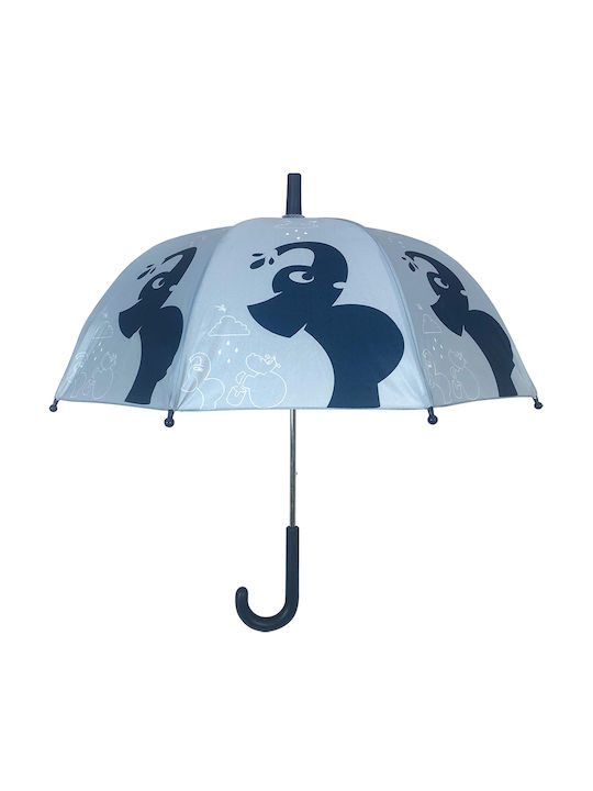 Save The Duck Kids Umbrella Curved Handle Blue