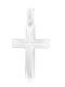 Chrilia White Gold Cross 9K Without Chain