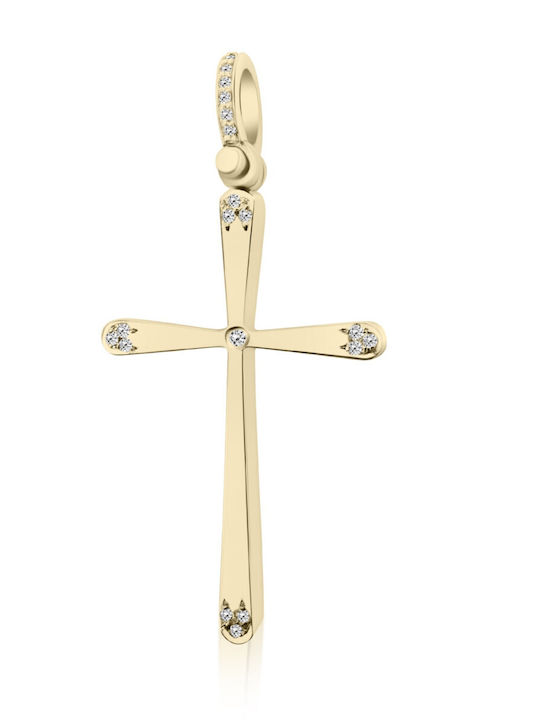 Chrilia Gold Cross 14K Without Chain