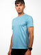 Sportliches T-Shirt Raw Hellblau
