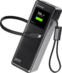 Sharge HyperTower 170 25000mAh 170W Черен